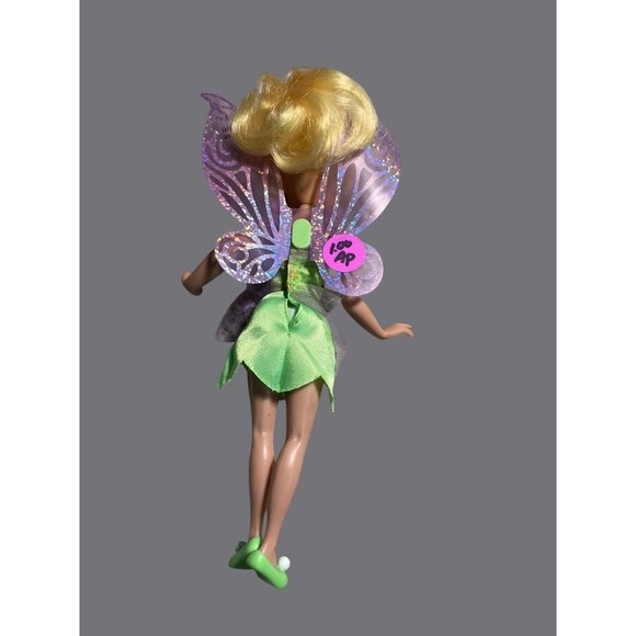 Disney Tinker Bell Doll With Glittery Wings and Green Dress - Picture 2 of 11
